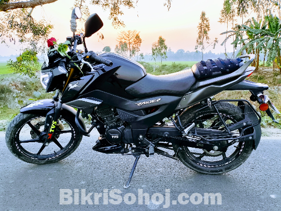 TVS Raider 125 CC Black color